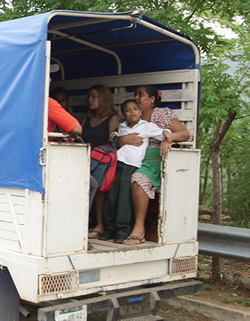 Photo of transporting children with disabilities